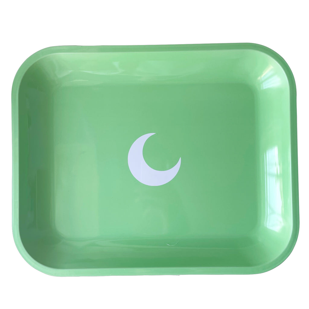 Rolling tray green